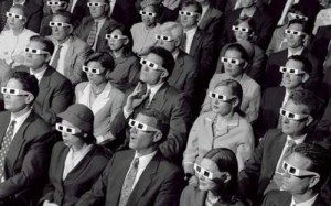 People put on glasses to watch stories rather than to battle illiteracy.